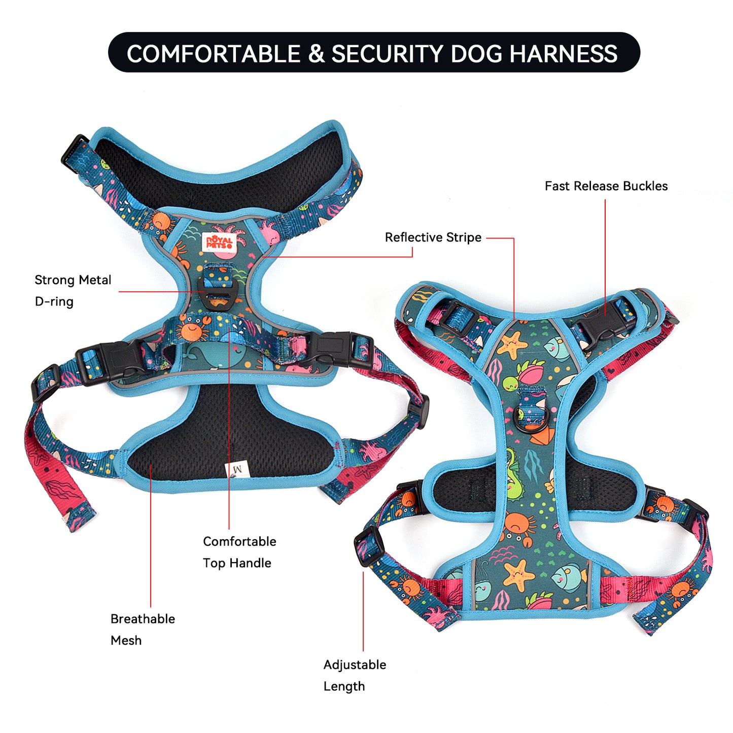 Royal Pets H5 Shaped Pet Harness