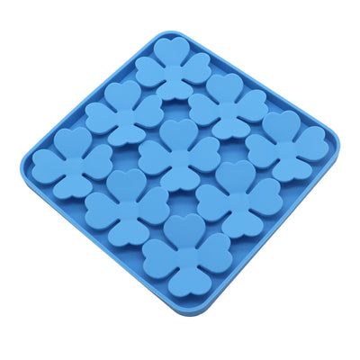 Royal Pets Silicone Pet Square Shaped Slow Feeding Lick Mat, Blue