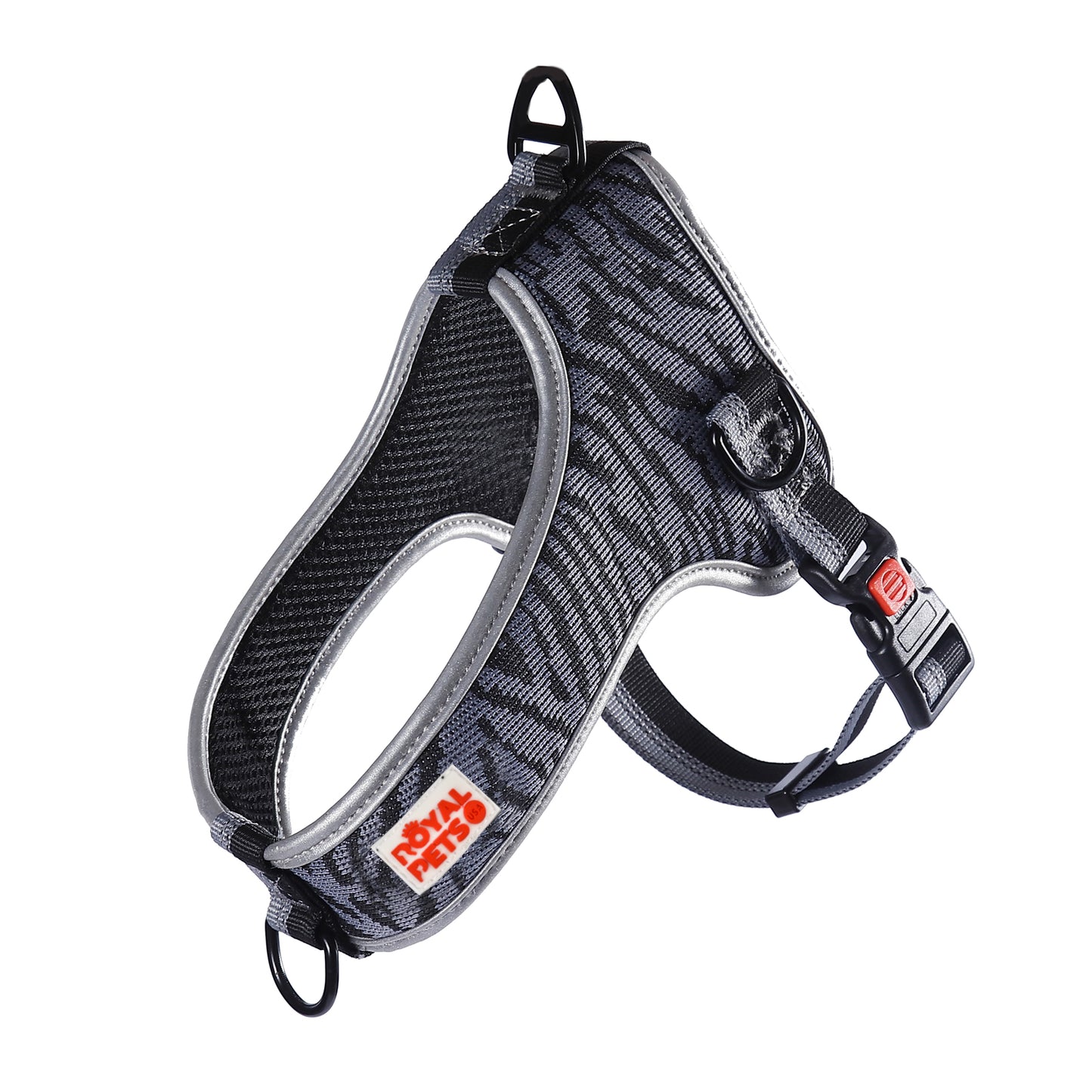 Royal Pets U-shaped Tiger Series Pet Harness with No Pull Tactical Reflective Dog Vest