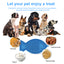 Royal Pets USA Pack Fish Shape Blue Lick Mat for Dog & Cat Slow Feeder ; Perfect for Food, Treats, Yogurt, or Peanut Butter, Alternative to a Slow Feed Dog Normal Mat.