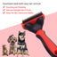 Royal Pets USA Professional Deshedding Brush for Dogs and Cats with Short or Long Hair Effectively Removes Tangles & Dead Hair Up To 95%, Switch Head for Easy Cleaning with Anti-Slip Handle