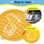 Royal Pets USA Pack Earth Shape Yellow Lick Mat for Dog & Cat Slow Feeder ; Perfect for Food, Treats, Yogurt, or Peanut Butter, Alternative to a Slow Feed Dog Normal Mat.