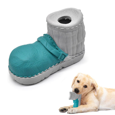 ROYAL PETS USA Indestructible, Durable & Tough Boot Dog Chew Toy for Aggressive Chewers. Slow Treat Dispensing Interactive Toys for S, M & L - 100% NATURAL RUBBER -10000 BITES TESTED - UNIQUE DESIGN FOR ORAL CARE