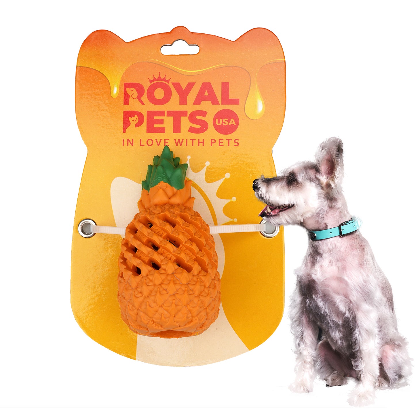 ロイヤルペッツ パイナップル犬用噛むおもちゃ