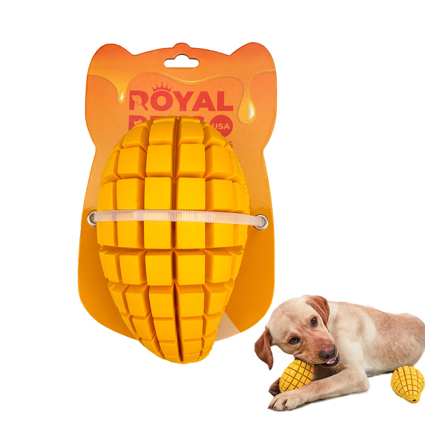 ロイヤルペッツ マンゴー噛む犬用おもちゃ
