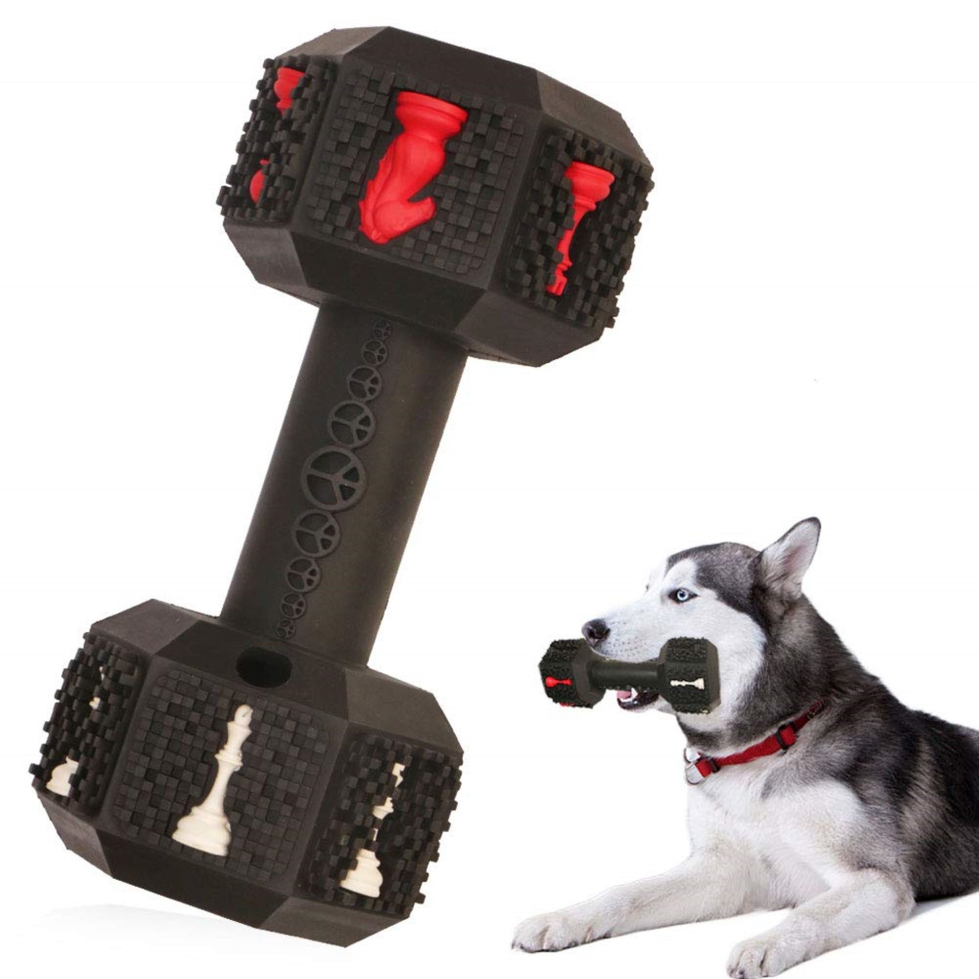 ALL FOR PAWS Dog Chew Toy,Dumbell Puppy Teething Chew Toys