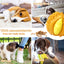 ROYAL PETS USA Indestructible, Durable & Tough Durian Dog Chew Toy for Aggressive Chewers. Slow Treat Dispensing Interactive Toys for S, M & L Breed - 100% NATURAL RUBBER -10000 BITES TESTED - UNIQUE DESIGN FOR ORAL CARE