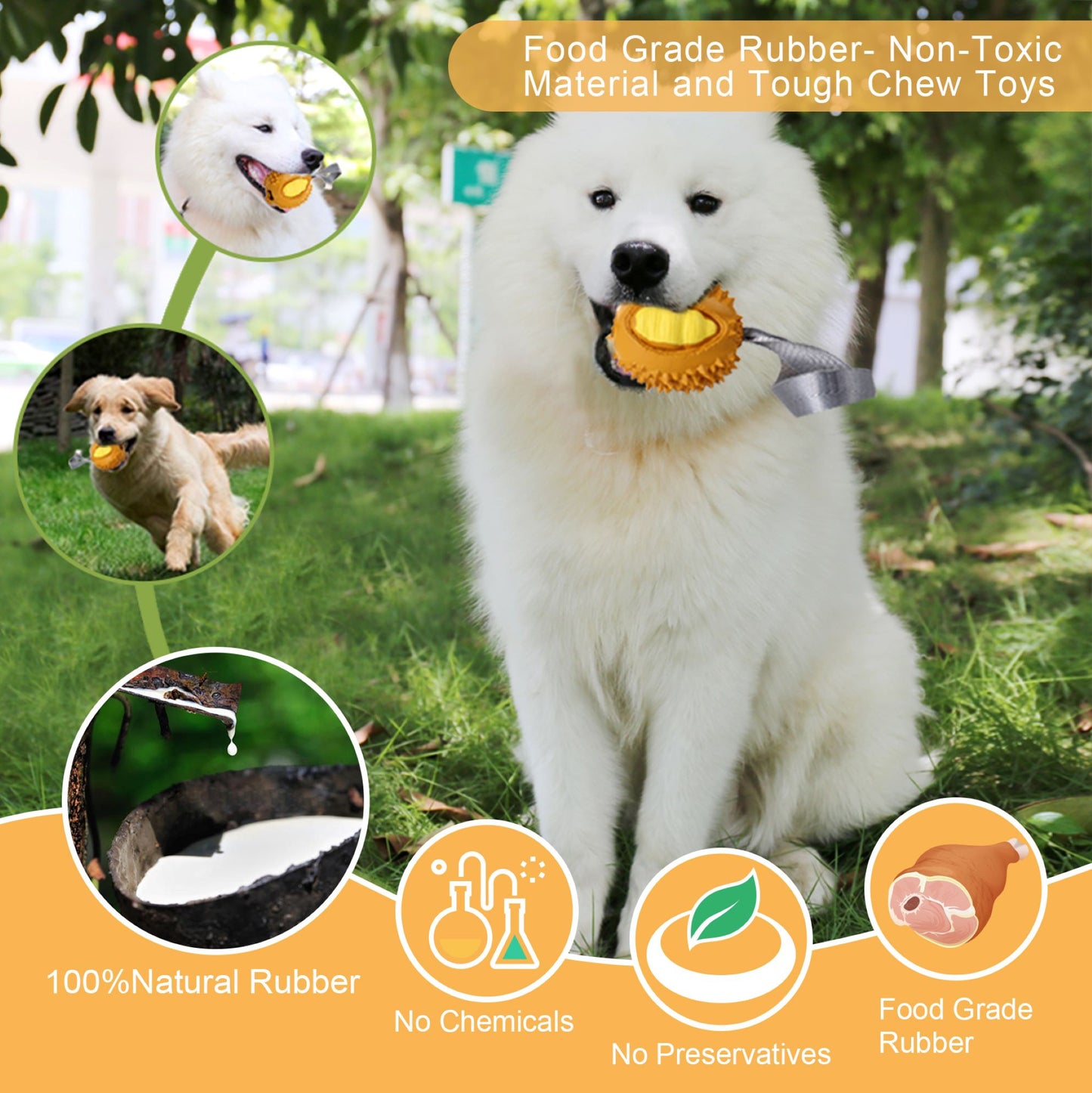 Juguete masticable para mascotas Royal Pets Durian