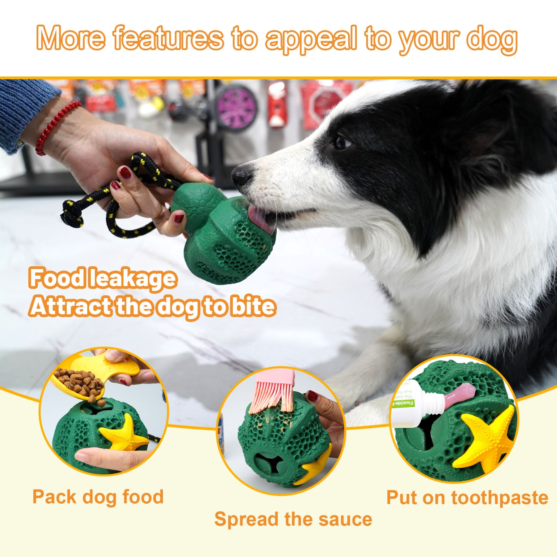 1pc Random Color Leakage Food Training Toy For Small And Medium Dogs